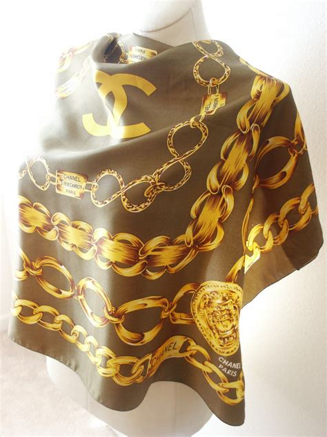 antique chanel scarf.